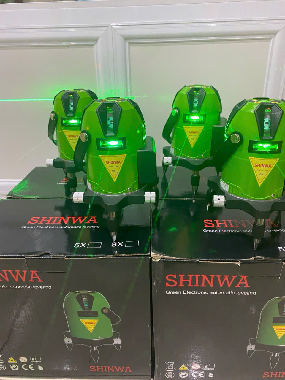 Máy cân bằng laser Shinwa G5